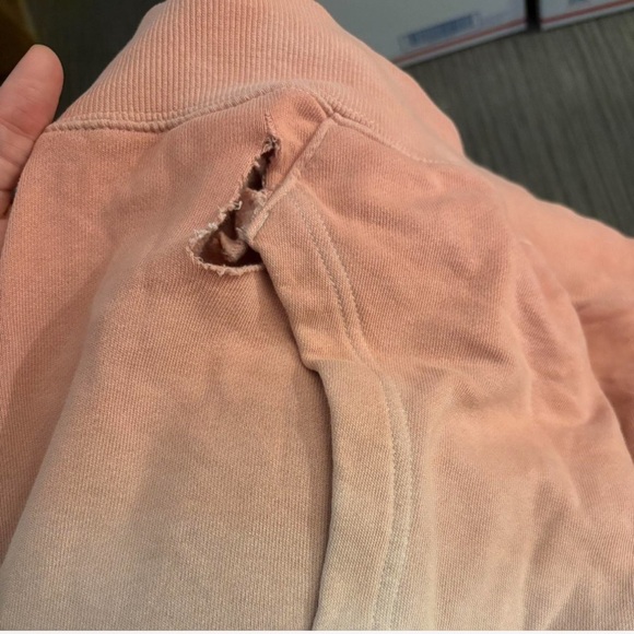 Old Navy Men’s 2PC SET Pink/ Orange Ombre hoodie + Sweatpants men’s size M top L - Picture 13 of 13